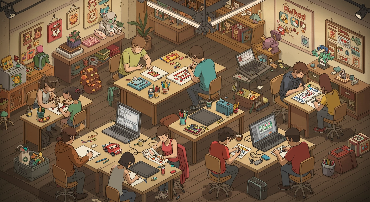 PixelHood Madrid workshop